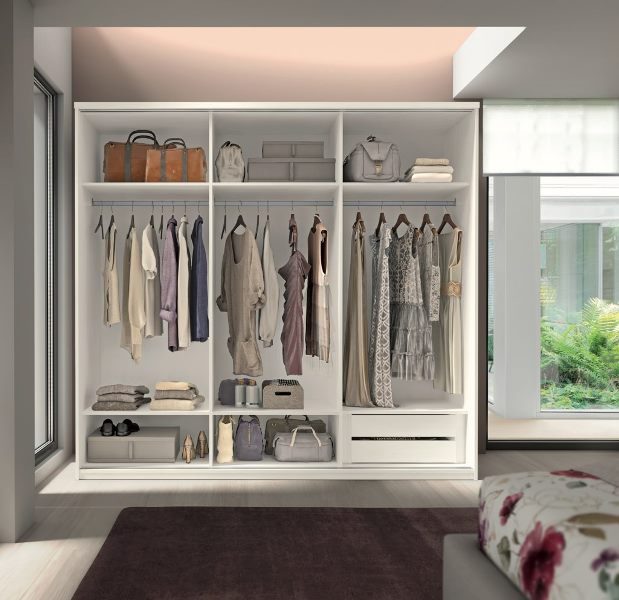vestidor blanco